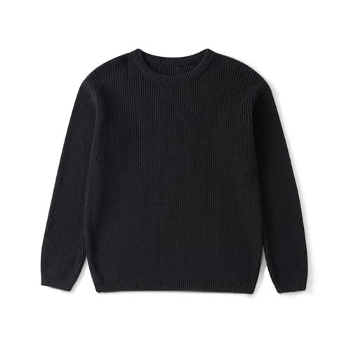 Mommy and Me Matching Sweaters Ribbed Knit Long Sleeve Heart Print Pullover Tops Family Valentine's Day Clothes2