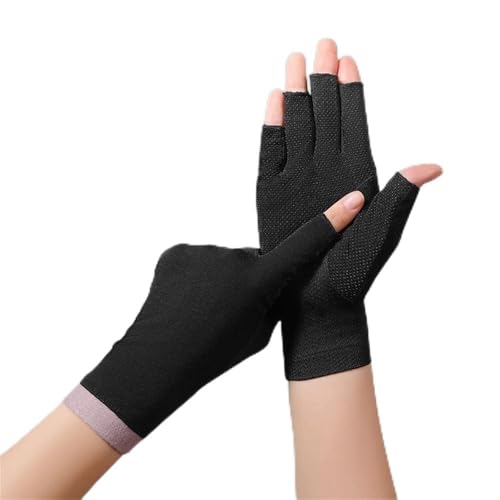 Guantes de Yoga Guantes de medio dedo for yoga, pilates, ciclismo y deportes al aire libre for entrenamiento de verano para Físico(Colour 6)