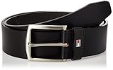 joop gürteltasche Eckige Spitze Tommy Hilfiger Herren NEW DENTON BELT Gürtel, Braun (TESTA DI MORO-EUR 066), 105