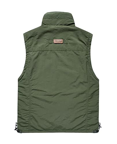 Image of Hbufnha Mens Lightweight Vest Work Travel Safari Sport Jacket Padded Puffer Vest