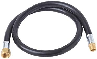 Flame King Thermo Plastic Hose Assembly For LP and Natural Gas, 40 Inch, 3/8 Inch ID - 100383-40 , Black