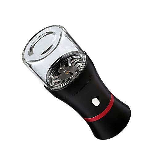 FTING Broyeur à herbes électrique portable, broyeur à herbes rechargeable, broyeur rapide haute puissance, manivelle feuilles, tabac, fumée, épices Cover