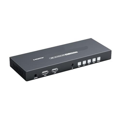 Synchroniseur d'écran HDMI 4x1 répartiteur transparent 4K