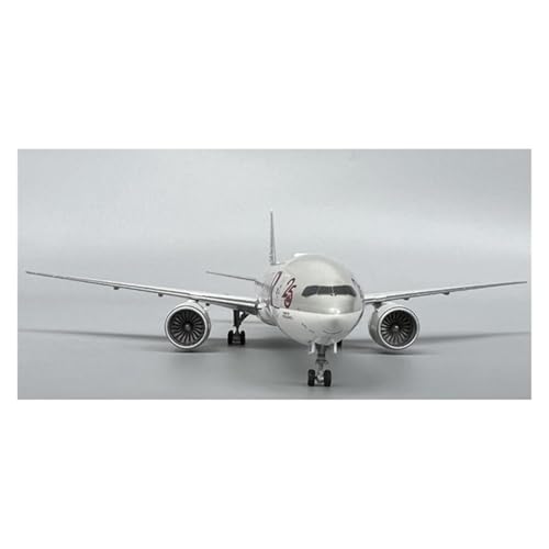 Modelo de avión Qatar B777-300ER 1/400 de aleación fundida a presión ZXLIHS decorativo