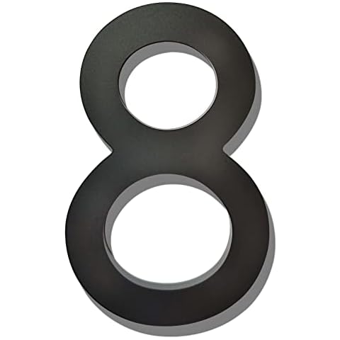 Ywonoby Large Modern 3D Floating House Numbers Cover