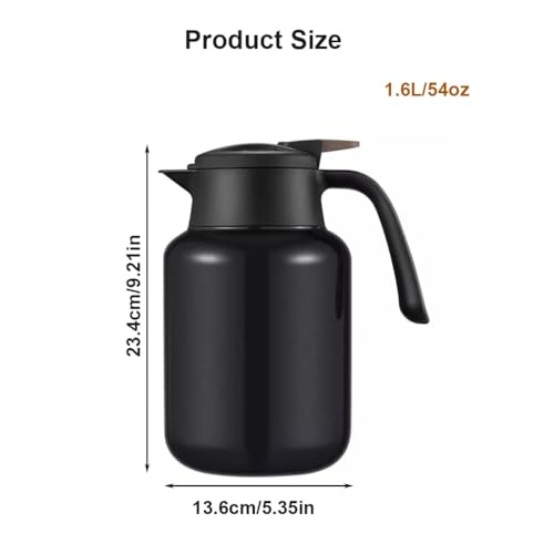 Carafe isotherme double paroi 2L avec distributeur d'eau chaude - 4