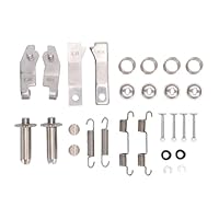 SIXRUN Edelstahl-Feststellbremsen-Hardware-Kit, Kompletter Ersatz für C2 C3 1965 Bis 1982 mit Federn und Halteklammern für Einfache Installation