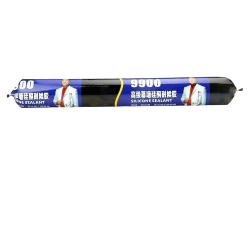 Mastic Silicone,Colle de Liaison Résistante à la Déchirure - 9900 Mastic Étanche En Silicone,Pour Fissures Mur Plafond Salle de Bain Cuisine Intérieur Extérieur