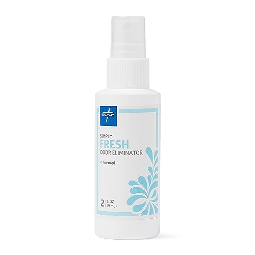 Medline Simply Fresh Odor Eliminator 2-oz. Pump Bottle Ideal for Home & Healthcare Facilities
