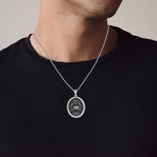 Collier constellation du zodiaque argent 925 chaîne acier inoxydable 55cm - 4
