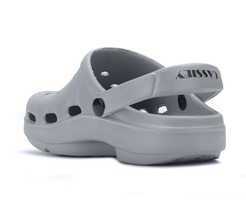 Image of CASSIEY Men's Lightweight Classic Clogs || Sandals with Adjustable Back Strap for Men