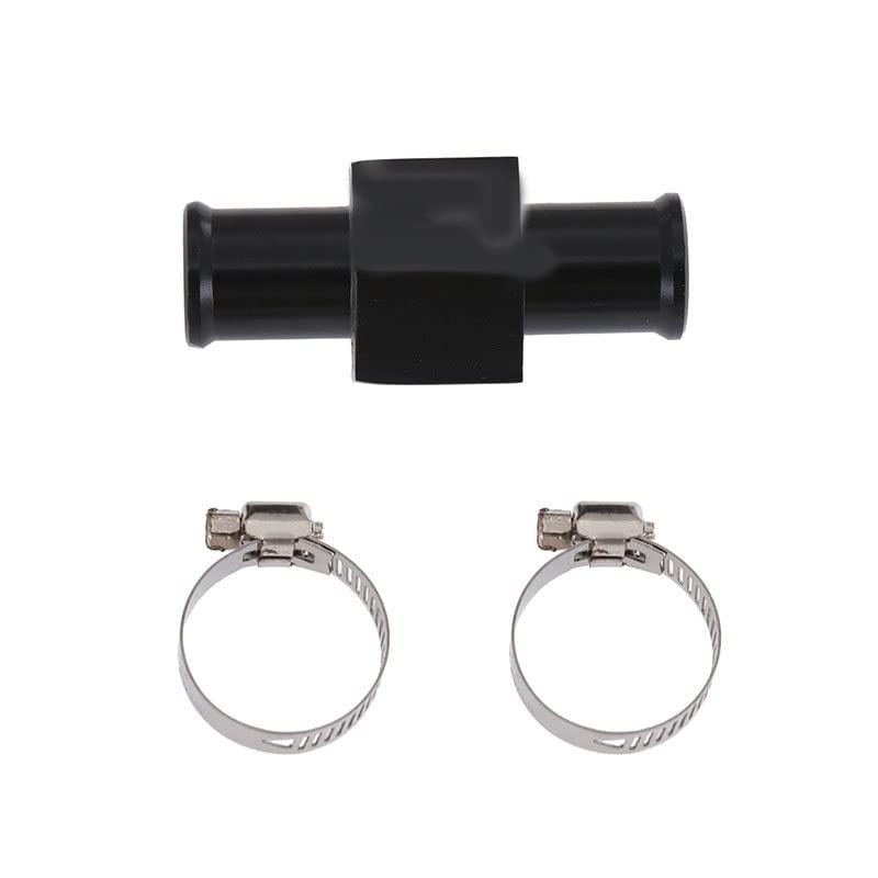 Sensor Universal Black Water Temp Gauge Radiator Motorcycle Temperature Water Temp Joint Pipe Sensor 16MM 18MM 20MM 22MM Hose Adapter(20mm)