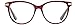 Foster Grant Sofia Vergara x Women's Liliana Blue Light Multi Focus™ Reading Glasses,WINE, 2.5x