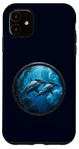 �n���}�[ �V���[�N�E�H�b�`���[ �_�C�o�[ �V���[�N�t�@�~���[ in the Ocean �X�}�z�P�[�X iPhone 11 �p
