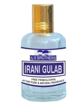 Attar Irani Gulab en verre parfum roll on de 25 ml