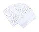TupTam Unisex Baby Wickelshirt Langarm 5er Pack, Farbe: Weiß, Größe: 56