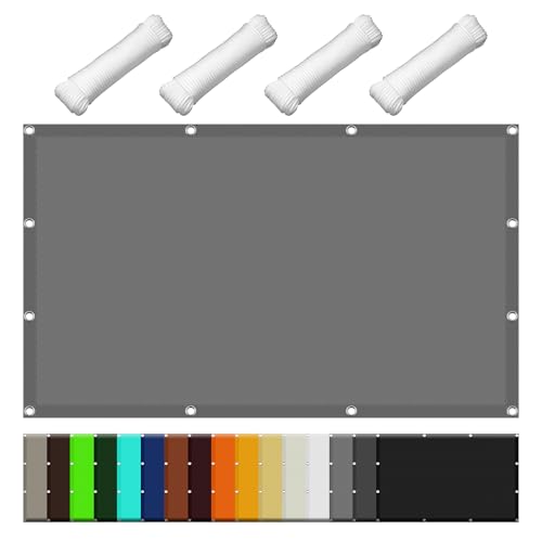 Filet d'ombrage pour pergola 2.4x3.4m gris clair avec kit complet