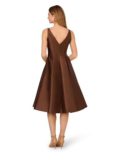 Image of Adrianna Papell Sleeveless Tea Length Dress