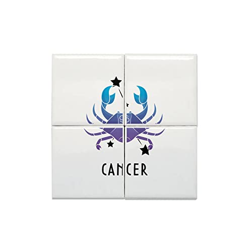 Carreaux Céramique Astrologie Cancer Décoration Murale Solaire Sidérale