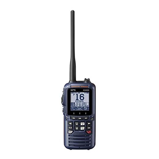 Standard Horizon HX890 Handheld VHF Navy Blue - Floating 6 Watt Class H DSC Two Way Radio