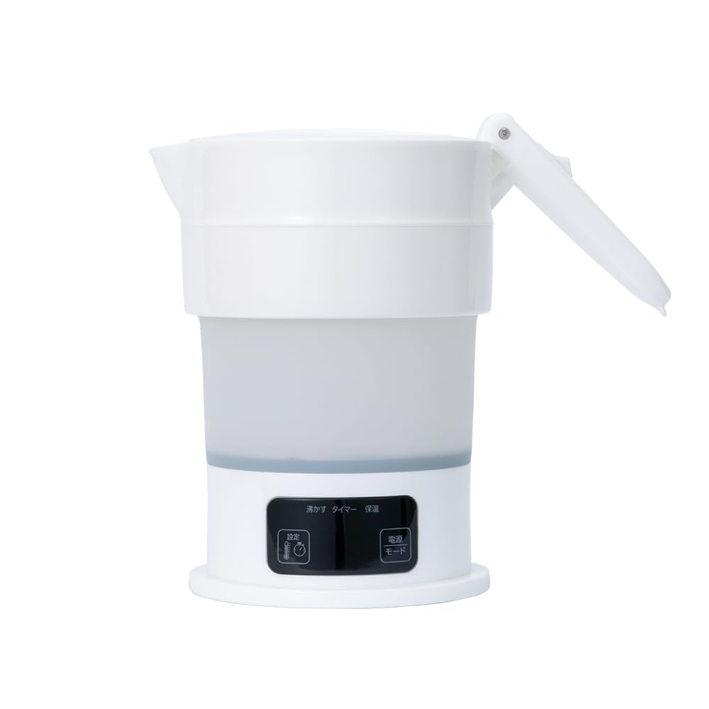 Amazon | MBE-TK04/WH ホワイト 折りたためるケトル 600ml | mco