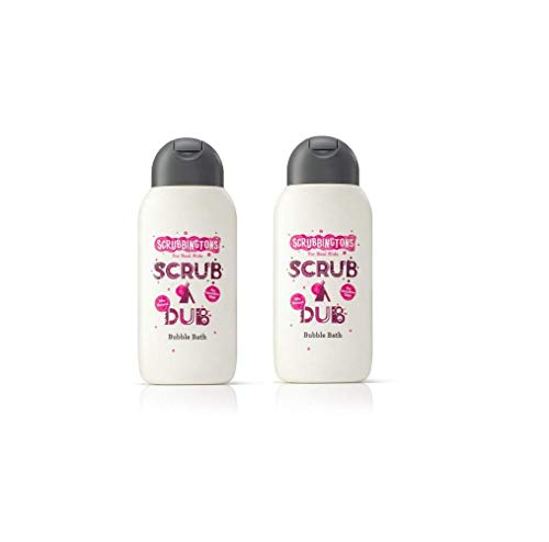 Scrubbingtons Scrub A Dub Children Bubble Bath Cotton Soft Bubble Bath, 2 x 250ml