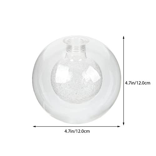 Image of UPKOCH G9 Double Layer Clear Glass Lampshade Sphere Ball Light Cover for Chandelier Pendant Lamp Shade Replacement 3.94 Inch