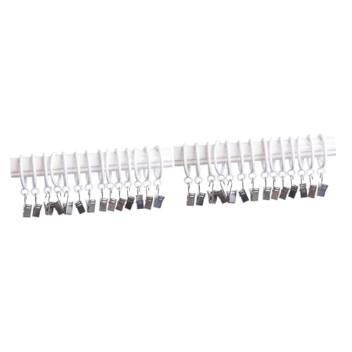 Anillos de cortina con clip y gancho para colgar | Pack de 20 piezas multiusos 2
