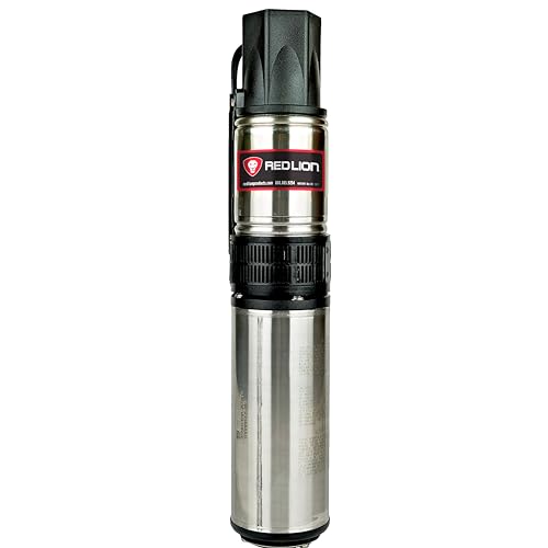 Red Lion RL12G05-2W2V 4-inch Submersible Deep Well Pump, 1/2 HP, 12 GPM, 2-Wire, 230 Volt, Steel, 14942402