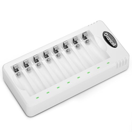Batterie Akku Ladegerät AA AAA 8 Slot Batterieladegerät für wiederaufladbare AA/AAA Battery Charger für NI-MH Wiederaufladbar Batterien Batterie Akku Ladegerät AA AAA 8 Slot Batterieladegerät für wiederaufladbare AA/AAA Battery Charger für NI-MH Wiederaufladbar Batterien