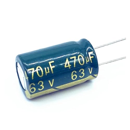 Condensateur électrolytique 63v 470UF haute fréquence pour circuits électroniques - Lot de 10