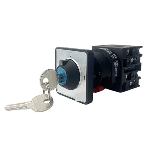 Interruptor de leva de 2 posiciones para control de cambio de motor en cuadros eléctricos