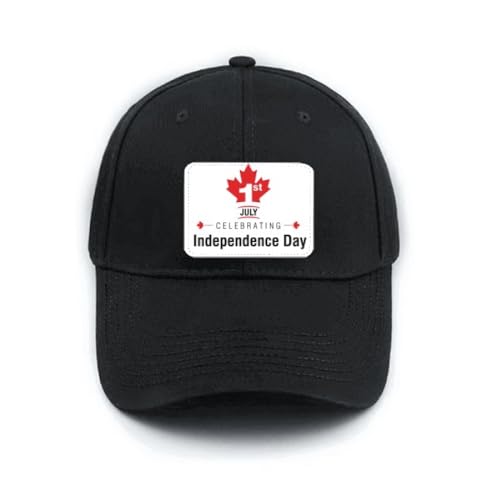Casquette de baseball noire réglable Canada pour protéger du soleil avec style