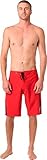 O'NEILL Men's Boardshorts Superfreak Solid 21 Inch Boardshorts | Hyperfreak Stretch, Quick?Dry Comfort, Red, 32