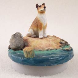 Conversation Concepts Miniature Collie Smoth Hair Candle Topper Tiny One 