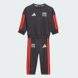 adidas Unisex Baby AUDI FORMULA ONE TEAM DNA BABY JOGGER LONG SLEEVE, utility black, 18-24 Months