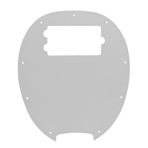 IKN 1 Piece 3 Ply Pickguard blanc pour MM 4 String Bass Guitar - Les Beatles, Paul McCartney, John Lennon, RIngo Starr, George Harrison IKN 1 Piece 3 Ply Pickguard blanc pour MM 4 String Bass Guitar – Image 6