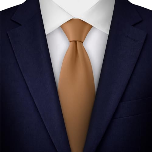 Image of Jacob Alexander Men's Extra Long Solid Color Tie