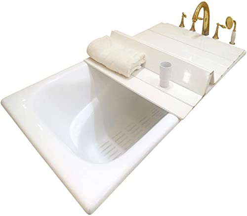 Plateau de baignoire isolant JATIBOSH pliable pour petits espaces - 5