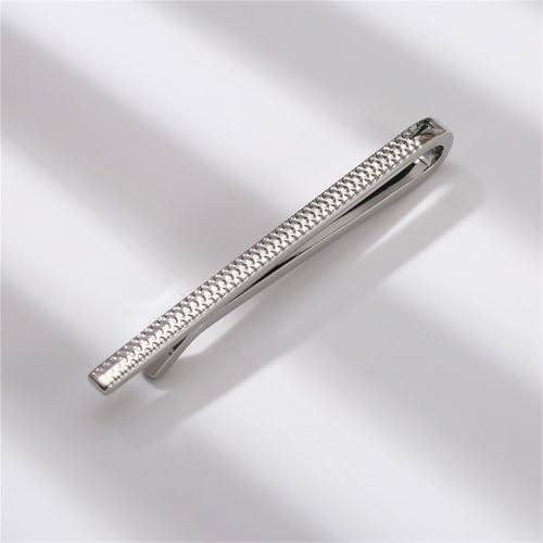5 PCS Men Light Luxury Metal Wedding Necktie Tie Clasp Clip image 5