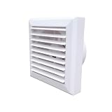 Ventilatore di Scarico Piccolo aspiratore for uso domestico Ventilatore for bagno Ventilatore a parete Potente aspiratore for WC a finestra muto da 4 pollici / 6 pollici Ventilatori per Cucina ( Size