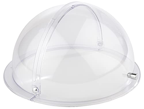 APS Rolltop-Haube, Abdeckung, Büffethelfer, transparente Rolltop-Haube aus SAN, 38 x 38 cm, 20 cm Höhe