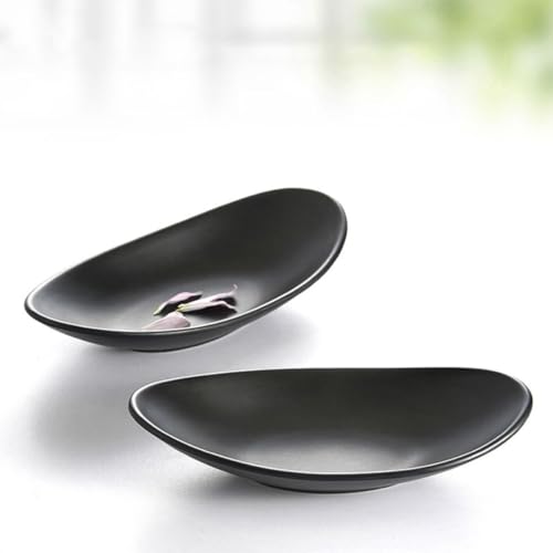 Platos pequeños de melamina para sushi Homoyoyo 2 piezas miniatura 4