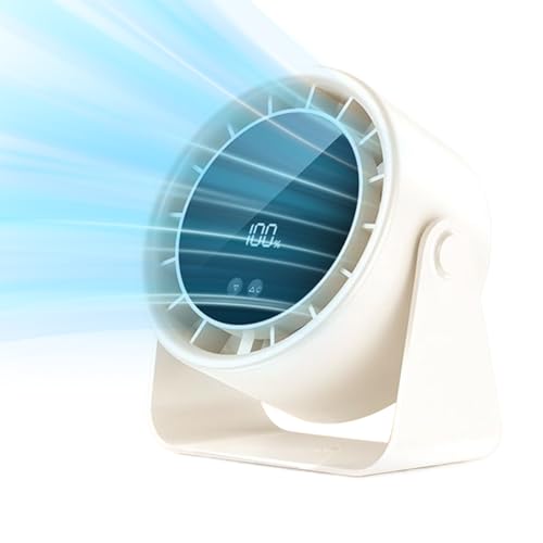 Ventilateur de table à commande tactile et longue autonomie sans fil - 8