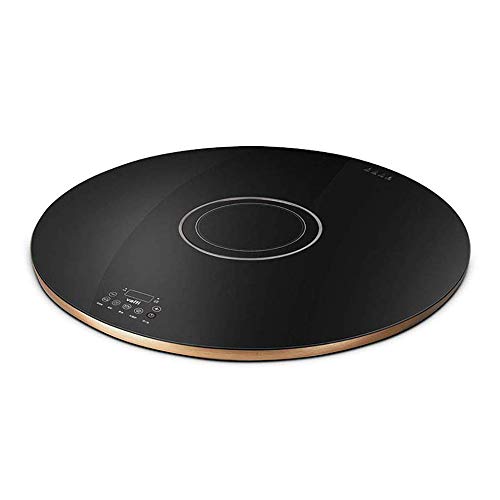 Mirbly Plattenspieler Aus Gehärtetem Glas, Mit Induktionsherdheizung,Warmhalteplatte Elektrisch, Kann Als Fondue Für Familientreffen Warmhalteplatten