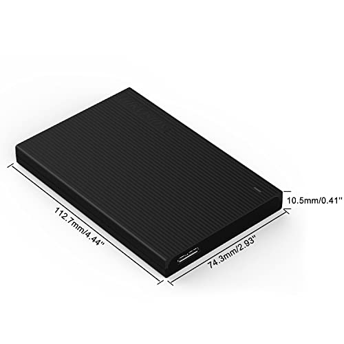 Image of Hikvision T30 Portable HDD 1TB, Hard Disk Drive, Ultra Slim, Mobile External Storage up to 120 M /s USB 3.0, Compatible for Desktop Mobile Phone Laptop (1TB)