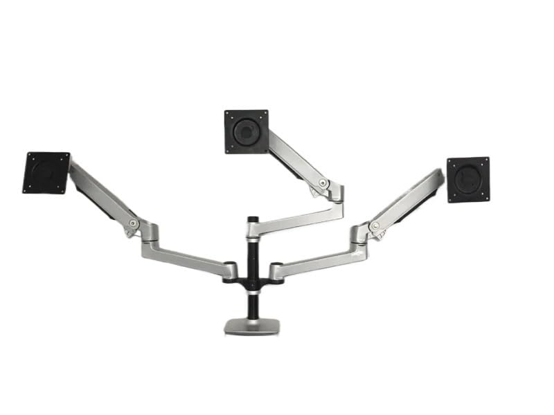 Support de moniteur triple 17-32" dynamique bras ressort alu