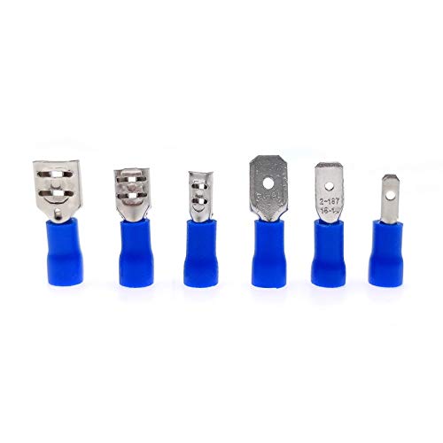 330pcs Assorted Full Insulated Fork U-Type Set Terminals Connectors Assortment Kit Electrical Crimp Spade Ring