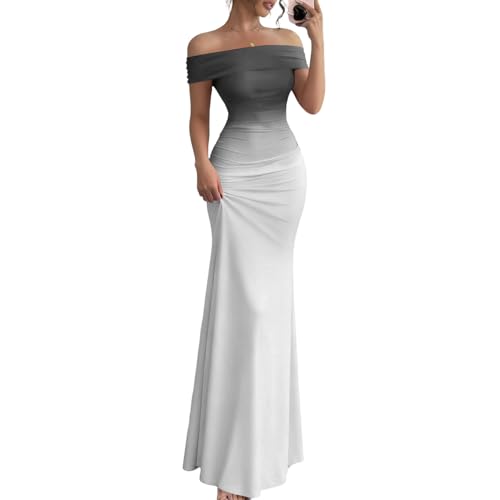 Vestido de mujer silueta entallada que estiliza la figura gracias al escote francés