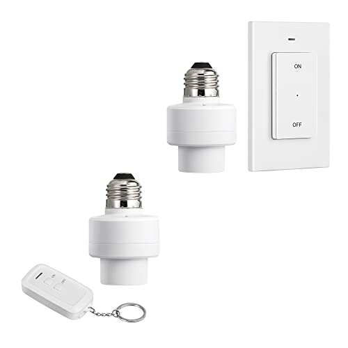DEWENWILS Remote Control Light Socket, Wireless Light Switch for Pull Chain Light Lamp Fixtures, 100FT Range - image 1